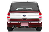 AUT 15 IZ0094 01
2010 Ford Flex Limited Cinnamon/White Rear View Studio