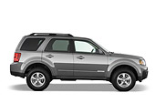 AUT 15 IZ0097 01
2010 Mazda Tribute Hybrid Gray Profile View Studio