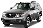 AUT 15 IZ0098 01
2010 Mazda Tribute Hybrid Gray 3/4 Front View Studio