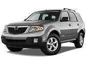 AUT 15 IZ0099 01
2010 Mazda Tribute Hybrid Gray 3/4 Front View Studio
