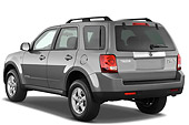 AUT 15 IZ0100 01
2010 Mazda Tribute Hybrid Gray 3/4 Rear View Studio