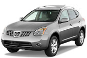 AUT 15 IZ0596 01
2010 Nissan Rogue SL Gray 3/4 Front View Studio
