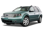 AUT 15 IZ0613 01
2009 Ford Taurus X Limited Green 3/4 Front View Studio