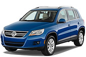 AUT 15 IZ0641 01
2010 Volkwagen Tiguan SEL Blue 3/4 Front View Studio