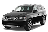 AUT 15 IZ0648 01
2009 Saab 9-7X Aero Black 3/4 Front View Studio