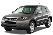 AUT 15 IZ0662 01
2009 Acura RDX Gray 3/4 Front View Studio