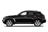 AUT 15 IZ0670 01
2010 Infiniti FX50 Black Profile View Studio