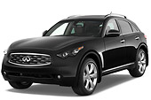 AUT 15 IZ0671 01
2010 Infiniti FX50 Black 3/4 Front View Studio