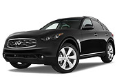 AUT 15 IZ0673 01
2010 Infiniti FX50 Black 3/4 Front View Studio