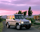 AUT 15 RK0041 01
1997 Mercedes-Benz Gelaendewagen Silver 3/4 Front View On Pavement Filtered