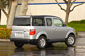 AUT 15 RK0992 01
2006 Honda Element Silver Rear 3/4 View On Pavement By Trees
