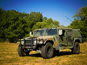 AUT 15 RK1057 01
1982 Hummer M998 National Guard Low 3/4 Front View On Grass