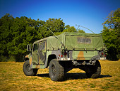 AUT 15 RK1061 01
1982 Hummer M998 National Guard Low 3/4 Rear View On Grass