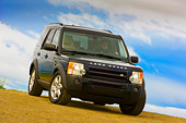 AUT 15 RK1114 01
2007 Land Rover LR3 Blue Low 3/4 Front View On Pavement