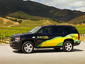 AUT 15 RK1128 01
2007 Chevrolet Tahoe E85 3/4 Side View On Pavement