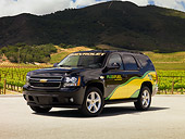 AUT 15 RK1129 01
2007 Chevrolet Tahoe E85 3/4 Front View On Pavement