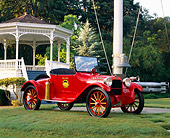 AUT 16 RK0122 03
1928 Dodge Fire Chief Car 3/4 Front View On Grass