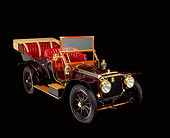 AUT 17 RK0017 02
1906 Panhard Et Levassor Double Phaeton 3/4 Front View Studio Black