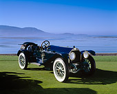 AUT 17 RK0055 03
1911 Simplex Speedster Model C-2 3/4 Front View On Grass By Water