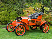 AUT 17 RK0168 01
1904 Franklin Model A Red Front 3/4 View On Grass By Trees