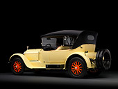 AUT 17 RK0178 01
1917 Pierce-Arrow Touring Model 48 Yellow 3/4 Rear View Studio