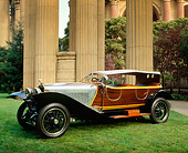 AUT 18 RK0001 01
1922 Hispano-Suiza HGB 3/4 Front View On Grass By Columns