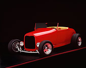 AUT 18 RK0025 06
1929 Ford Roadster Red 3/4 Front View On Red Line Studio