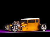 AUT 18 RK0298 01
1927 Ford Coupe Hot Rod Orange 3/4 Front View Studio
