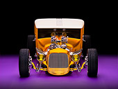 AUT 18 RK0307 01
1927 Ford Coupe Hot Rod Orange Head On View Studio