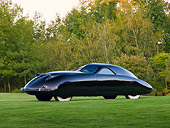 AUT 19 RK0865 01
1938 Phantom Corsair Black 3/4 Side View On Grass By Trees
