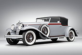 AUT 19 RK1072 01
1932 Stutz DV-32 Ralston Victoria Gray 3/4 Front View On White Seamless