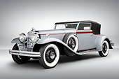 AUT 19 RK1073 01
1932 Stutz DV-32 Ralston Victoria Gray 3/4 Front View On White Seamless