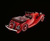 AUT 19 RK0013 13
1933 SS Sport Tourer Roadster Red 3/4 Rear View Studio