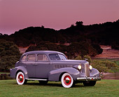 AUT 19 RK0054 03
1937 La Salle Gray 3/4 Front View On Grass Hills Filtered