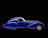 AUT 19 RK0170 05
1939 Talbot Lago 150C-SS Aerodynamic Coupe Blue Side View Studio