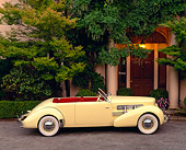 AUT 19 RK0242 01
1937 Cord 812 Supercharged Phaeton Convertible Yellow Profile By Trees