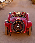 AUT 19 RK0258 01
1932 Alfa Romeo 2300 Touring Spider 8C Red Rear Shot On Pavement
