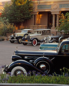 AUT 19 RK0369 08
1930, 1931, 1937, 1941 Cadillacs and 1931 Studebaker On Pavement By Building