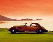 AUT 19 RK0547 01
1934 Hispano-Suiza K6 Coupe Chauffer Blue And Gray Profile View By Water Filtered