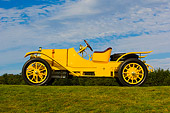 AUT 19 RK0623 01
1913 Pope Hartford Portola Roadster Yellow Low Profile View On Grass