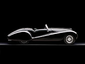 AUT 19 RK0638 01
1937 Delahaye Roadster Black Profile Studio