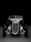 AUT 19 RK0663 01
1934 Zephyr Boat-tail Roadster Black Head On View Studio