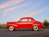 AUT 20 RK0400 01
1941 Mercury Club Coupe Red Profile View On Pavement