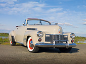 AUT 20 RK0451 01
1941 Cadillac Convertible Gray 3/4 Front View On Pavement By Marsh
