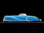 AUT 20 RK0498 01
1949 Delahaye 175 S Saoutchik Roadster Blue Profile View In Studio