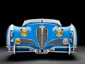 AUT 20 RK0499 01
1949 Delahaye 175 S Saoutchik Roadster Blue Front View In Studio