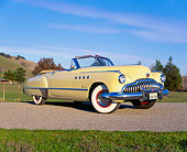 AUT 20 RK0088 01
1949 Buick Roadmaster Convertible Yellow 3/4 On Road