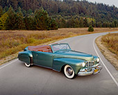 AUT 20 RK0123 08
1948 Lincoln Continental Green 3/4 Side View On Road
