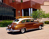 AUT 20 RK0237 01
1948 Chrysler Traveler Bronze 3/4 Rear View On Pavement By Museum