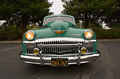 AUT 20 RK0311 01
1947 DeSoto Custom Sedan Green Low Head On View On Pavement
